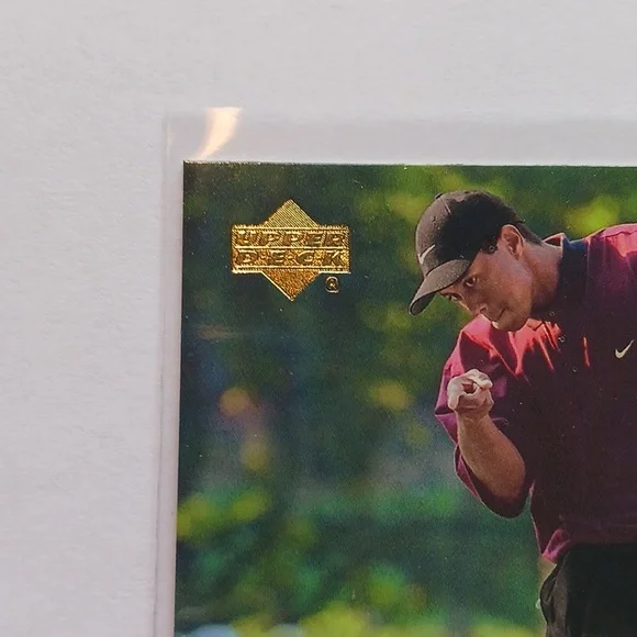 Tiger Woods Upper Deck Rookie Card #1 Gem 💎 Mint Condition 👌 2001 PGA Golf - Picture 5 of 10